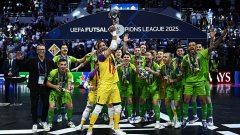 Пальма в третий раз выиграла футзальную Лигу чемпионов