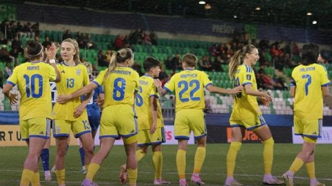 Женская сборная Украины обыграла Словакию в первом стыковом матче отбора к ЧМ-2027