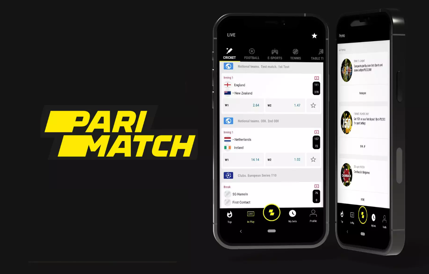 Приложение Parimatch на телефон: Android, IOS