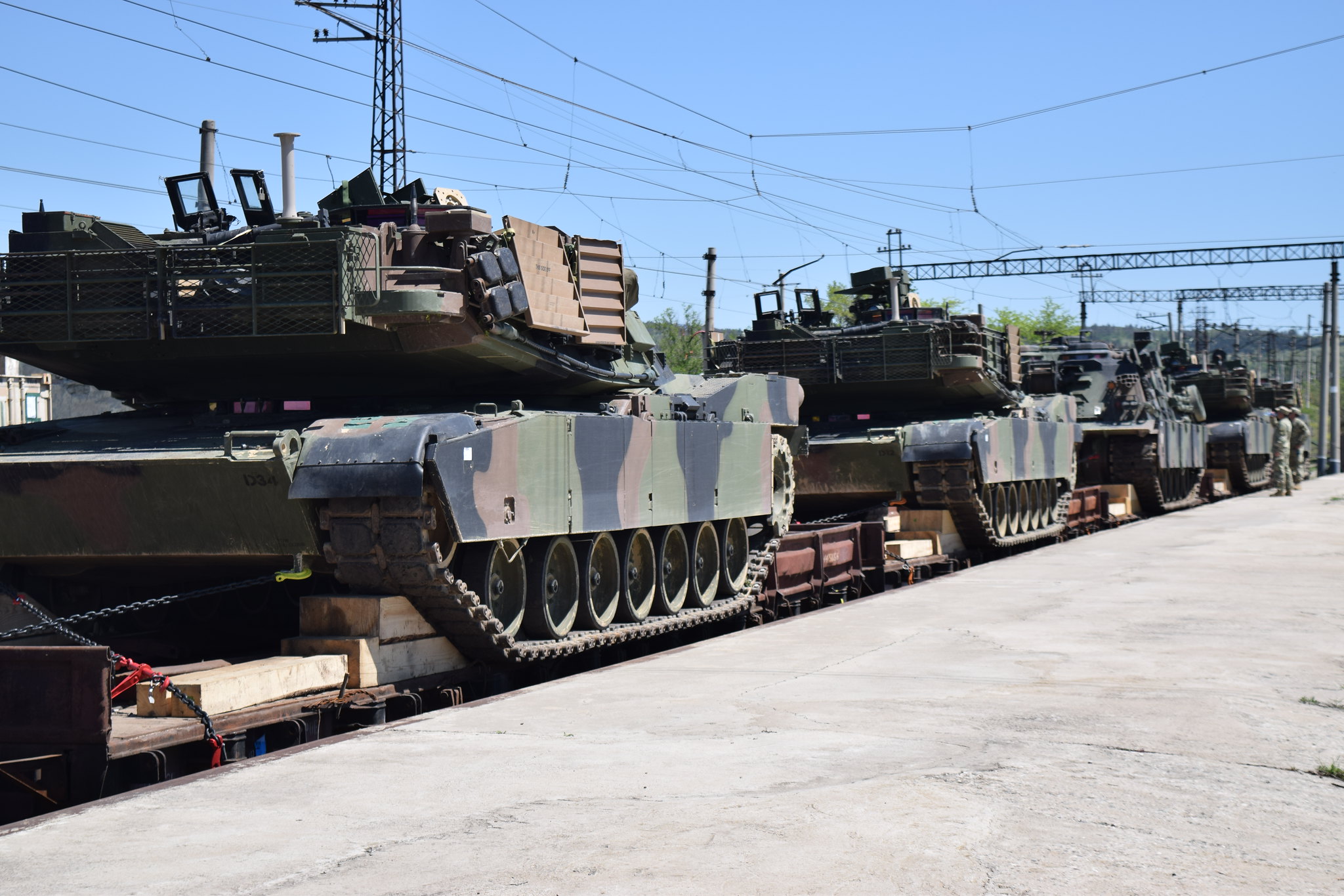 Танки M1A2 Abrams военных США. 2016 год. Фото: U.S. Army Europe