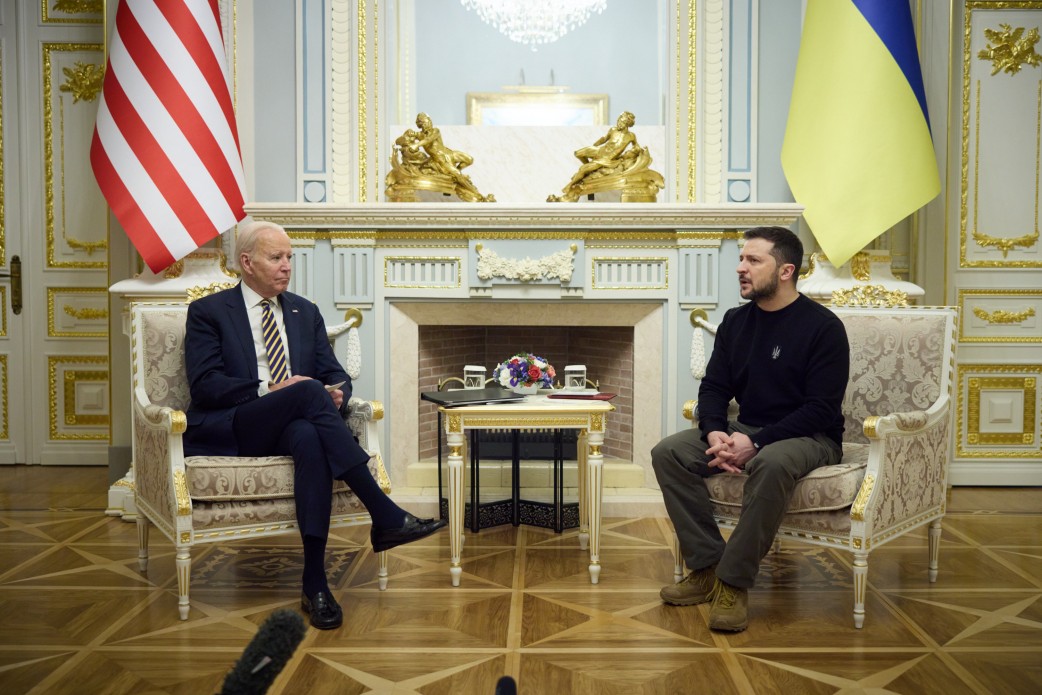 Джо Байден и Владимир Зеленский, Киев, 20 февраля 2023 года Фото: Офис президента Украины