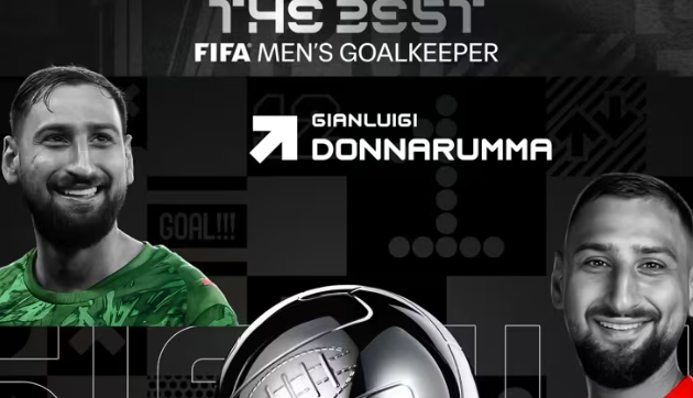 Доннарумма признан лучшим вратарем года по версии FIFA