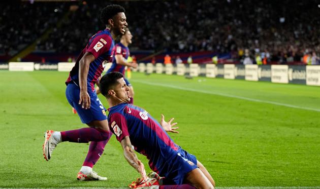 Барселона за восемь минут забила три гола и вырвала победу у Сельты