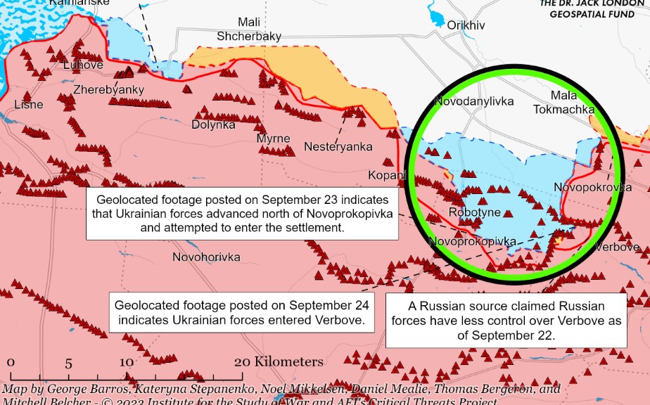 Украинское контрнаступление перешло в чрезвычайно динамичную фазу – ISW