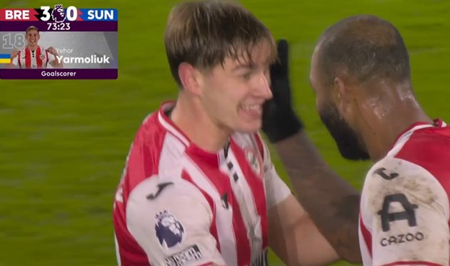 Ярмолюк впервые забил в Премьер-лиге