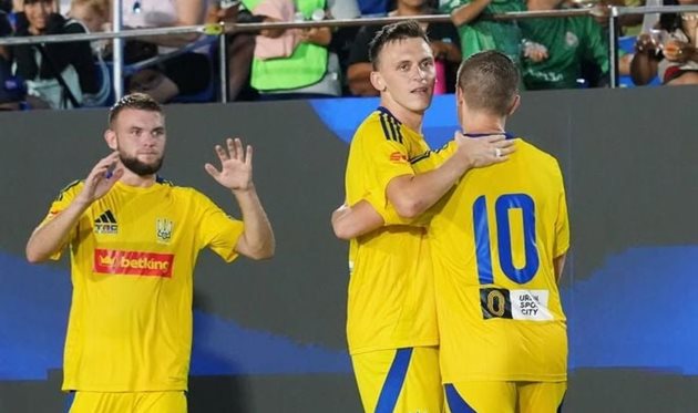 Сборная Украины по Socca разгромила Латвию на Евро-2026