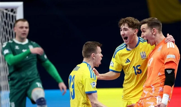 Украина одержала первую победу на Евро-2026 по футзалу